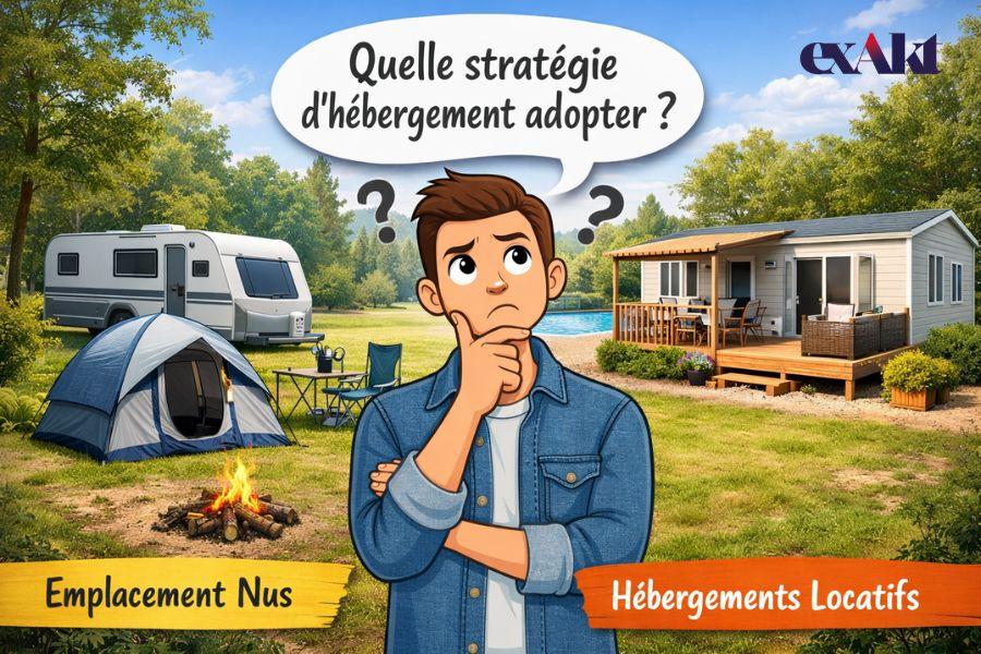 Emplacements nus vs locatifs